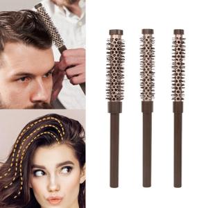3 Pieces Mini Round Hair Brush Set Hairdressing Hair Accesories for Volumizing and Short Hair Bangs and Root