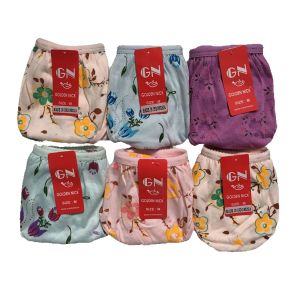 Grosir 12 Pcs Celana Dalam Golden Nick 937 Sablon Motif Bahan Katun Nyaman | CD Wanita Dewasa Jumbo