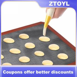 【ZTOYL】 1PC Non-stick Silicone Baking Mat Sheet Oven Liner Resuable Cake Mat Tool