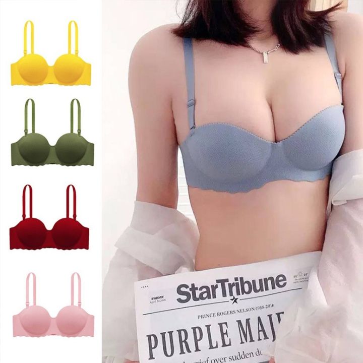 3PCS Korean Underwear Seamless Wireless Soft Women's Bra Thin Sexy Underwear  | Lazada PH