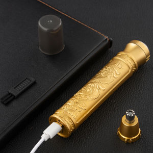 Điện Máy tỉa lông tai mũi người đàn ông Cắt Lông Mũi Tông đơ cắt tóc loại bỏ máy cạo râu không đau có thể sạc qua USB không thấm nước