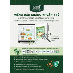 Miếng Dán Nano Airpurity MHG Cao Cấp – Khử Mùi Tủ Lạnh Kháng Khuẩn Giữ Thực Phẩm Tươi Ngon 2 Năm