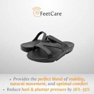 FeetCare Energy Orthotic Flip Flop Z- Strap | Arch Support | Immediately Relieve Common Foot Pain | Podiatrist Recommend