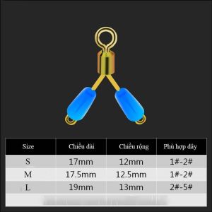 KHOÁ 9 CHIA THẺO SILICONS CHẮC CHẮN CHỐNG RỐI DÂY KHI CÂU CÁ - ĐỒ CÂU ĐỨC LÂM