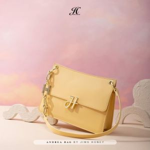 Jims Honey Andrea Tas Selempang Bahu Wanita Elegan Unik Rantai Korea Kekinian