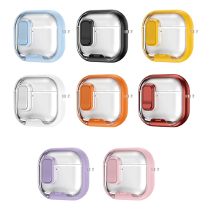 Phone Stand Case Featuring Phone Stand Auto Open Lid And Shockproof TPU Enclosure For Earphones