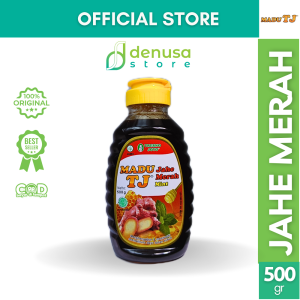 Madu TJ Jahe Merah Mint 150g / 250g / 500g | Madu Hangat Segar Resmi