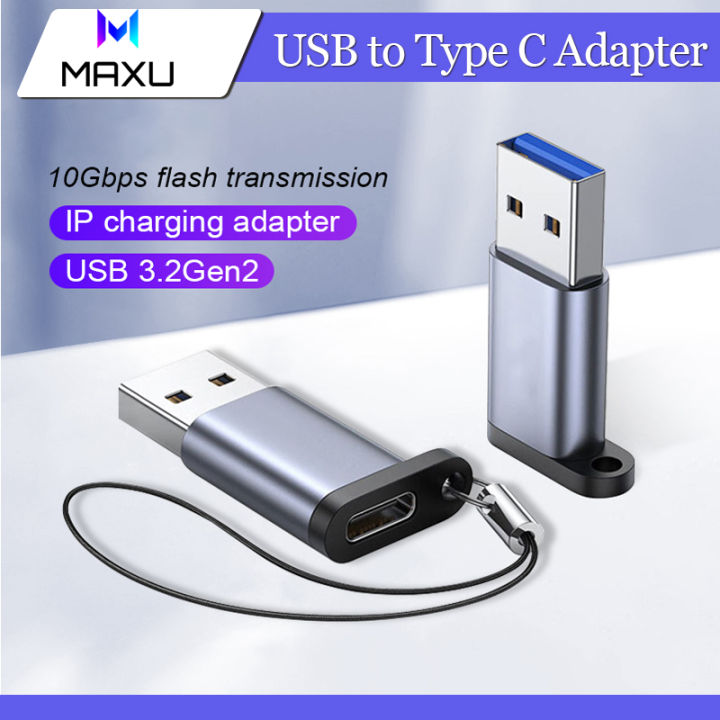 USB To Type C OTG Adapter USB3.0 Male to USB C Female Cable Converter ...