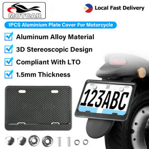 Motorcycle Aluminium Alloy Plate Cover For Motorcycle New LTO Plate Size 235mm x 135mm