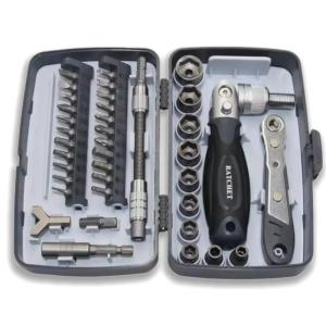 【Local inventory】38pcs Precision Screwdrivers Repair Tools with Flexible Shaft Extension Rod Electronics Repair Tool Kit Magnetic Screwdrivers Kit Magnetic Ratchet Screwdriver Setfor Phone Laptop Watch