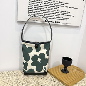 กระเป๋ามือหิ้วพิมพ์ลายลำลองสำหรับผู้หญิง ความจุขนาดใหญ่ กระเป๋าสะพายข้าง กระเป๋าถือ