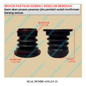 SP31 KARET SEAL MESIN CUCI / SIL PEMBUANGAN MESIN CUCI / SEAL PEMBUANGAN 31