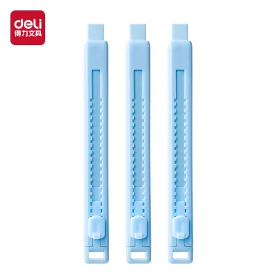 Deli Penghapus Mekanik / Sliding Eraser Pastel Tidak Mudah Patah VP450