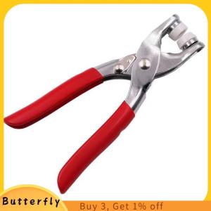 Butterfly Sets Snap Fasteners Kit Tool Metal Snap Buttons Rings with Fastener Pliers Press Tool Kit for Clothing Sewing
