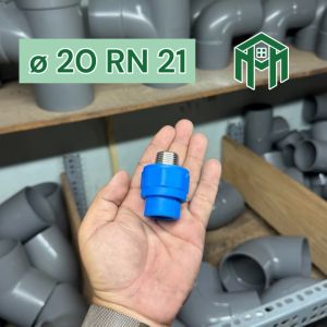 Nối RĂNG nước nóng nhựa PPR phi 20 và 25 - răng trong răng ngoài 21 và 27 hiệu Bình Minh
