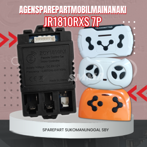 Receiver + Remot Control JR1810RX 7in Control Mobil Mainan Aki
