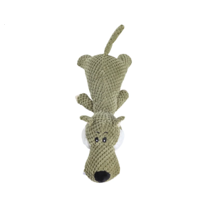 Pet Safe Plush Animal Toy with Crinkle Sound Effect Squeaky Toy For Dog Interaction Fetching Game Play And Teeth Cleaning