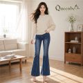 Áo len nữ cánh dơi cổ tròn GLA279 Queenbe. 