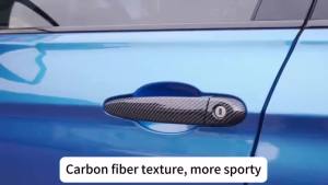 secr For BYD Atto 3 Yuan Plus 2022~2025 2023 2024 RHD Car Exterior Door Handle Cover Anti-scratch Decorative Accessories K7M2P