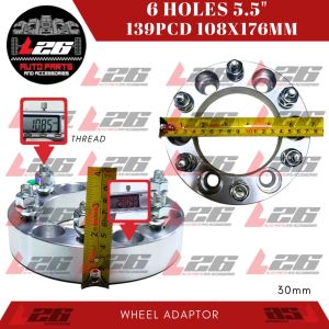 30MM 35MM 50MM 6X139.7 5.5" UNIVERSAL WHEEL SPACER/WHEEL OFFSET 108x176mm CENTER BORE/6HOLES X139