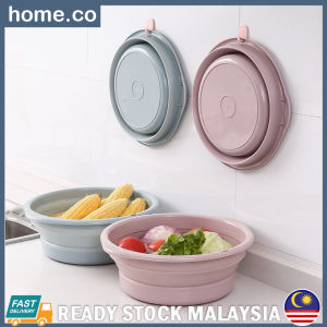 HOMECO Foldable Wall Mounted Wash Basin Travel Portable Washbasin Kitchen Vegetable Washing Basin