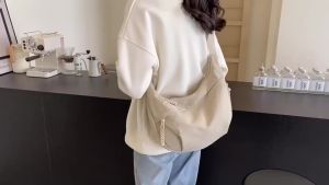 STOKADO Sulit Trendy Student Crossbody Bag Large Capacity Nylon Lightweight Style E3060