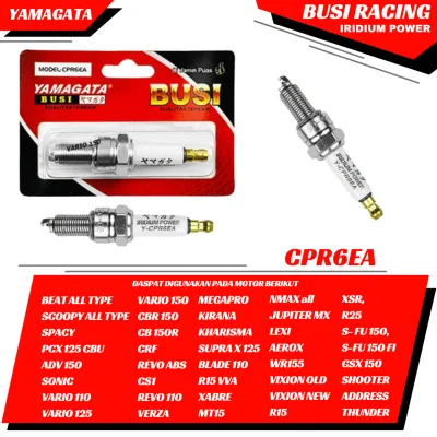 busi iridium CPR6EA Karisma Beat All Type Vario 125150 Jupiter MX Nmax Aerox thunder satria fu Yamagata