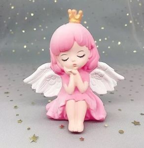 PAJANGA TOPPER CAKE BONEKA PERI FAIRY CASTLE ISTANA MALAIKAT PERI ANGEL HIASAN KUE ULANG TAHUN PERI