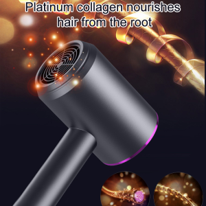 Blue light high efficiency hair dryer Household electric hair dryer Blue negative ion dormitory hair dryer