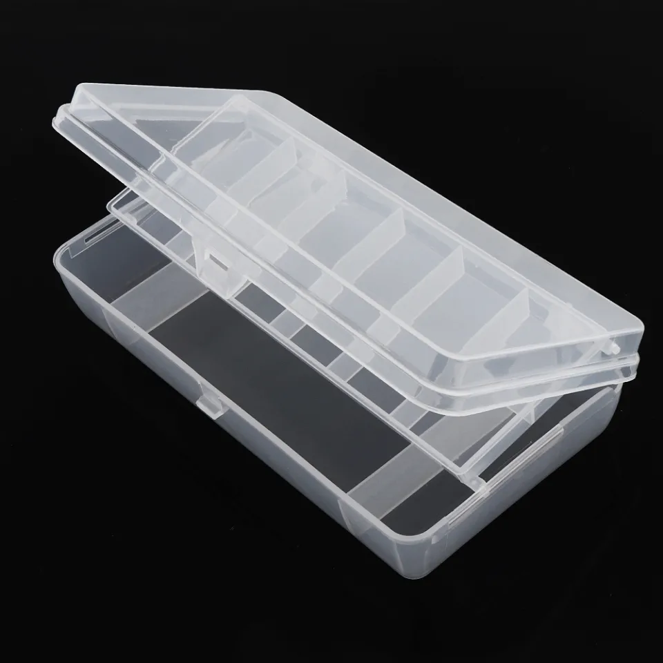 1x Plastic Waterproof Fishing Lure Bait Storage Tackle Box