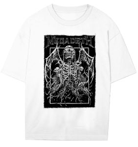 Baju atasan viral tengkorak MEGADETH RUBHK018-070