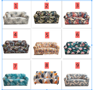 ❤With a free pillowcase +1 set of foam strips ❤ Elastic Sofa Cover for Regular or L Shape Stretchable 1/2/3/4-seater Seat Cove