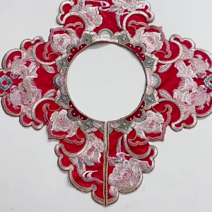 Elegant Embroidery Flower Decorative False Collar Female Sweater Shirt Dress Clothes Sewing Collar Shawl False Collar