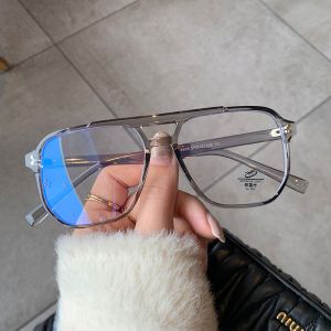THE INTERNET Women Optical Frame Square Double Bridges Vision Care Anti Radiation protection Anti-Blu-Ray Glasses Computer Eyeglasses Blocking Glasses