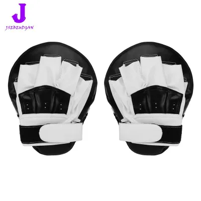 【Huang Li Electronics】Boxing Leather Punch Focus MittsTarget Training Hand Pads for Karate Muay Thai Kick Sparring Dojo Martial Arts