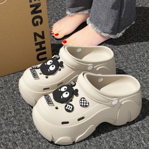 [Free Shipping] EVA Thick-Soled Perforated Sandals For Women Summer Outdoor Wear 2026 New Model Height-Increasing Beach Closed-Toe WomenS Sandals