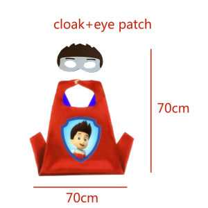 Boys Clothes Vest Clip Jacket Cosplay Anime Figure Ryder Christmas Party Role-Playing Paw patrol Costume for Children