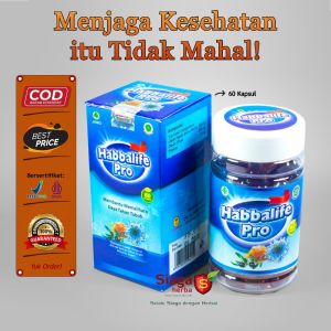 HABBALIFE PRO 60 Kapsul | Propolis Zaitun Habbatussauda | Al-Ghuroba