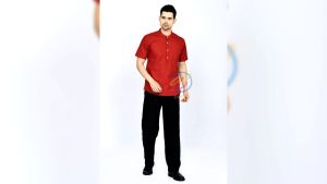 BINS FASHION 0Baju Koko Kurta Dewasa Lengan Pendek Baju Koko Pakistan Premium