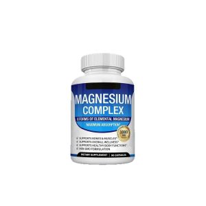Magnesium Glycinate Complex Capsules for All Year Round  Suitable for Adults  Athletes  and Nutritionally Deficient Individuals  Supports Muscle and Bone Health