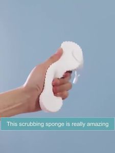 6PCS Exfoliante Soft Sponge Body Scrubber for Baby Adults Bath Exfoliating Scrub Sponge Skin Cleaner Dead
