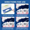 RioRand 3-in-1 Dental Floss for Braces - 80 Pre-Cut Strands with Floss Threaders |   Orthodontic Floss for Effective Cleaning 160 Count (Pack of 2). 
