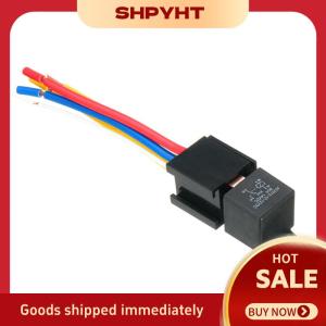 SHPYHT✨ Waterproof 12V 80A 5Pin DC AMP SPDT Car Relay + Practical Socket Car Starter Automotive Relay Universal Relays