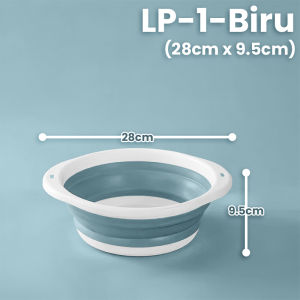 PROMO!!! Baskom Lipat Berkualitas Ember aesthetic Bak Lipat Cucian Portable Bak Silikon Multifungsi
