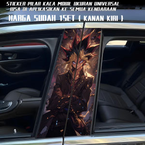 Ready Stock Car sticker PE film Cover Stripe Car Door Center Column Pillar sticker Car Window Middle 104 Yami Yugi