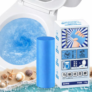 Hodeso Toilet Bowl Cleaner Automatic Toilet Tank Cleaning Stick Blue Water Toilet Cleaner Deodorizer Long Lasting 150g