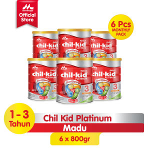 [Paket Isi 6] Morinaga Chil Kid Gold Madu 800g Susu Formula Pertumbuhan Anak Usia 1-3 Tahun