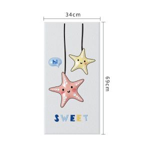 50*20cm Child safety anti-collision headboard Linen soft wall fabric headboard Comfortable breathable backrest Easy to install and clean