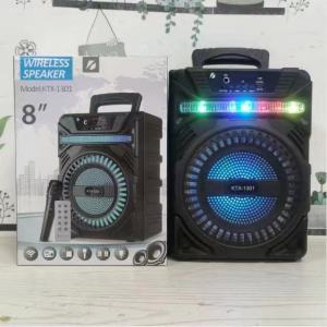เบสแน่น ลําโพงบลูทูธ KTX-1300 ลําโพงพกพา ลําโพงช่วยสอน ดอก8นิ้ว แถมฟรี ไมค์และสายชาร์จ
