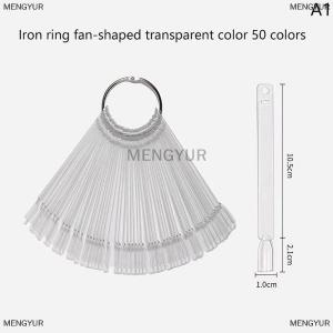 [COD] MENGYUR Nail Color Card For Nail Art Display False Tips Swatch Gel Nail Polish Stand Tips Practice Manicure Tools For False Tips